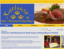 Tablet Screenshot of karlssons-phuket.com